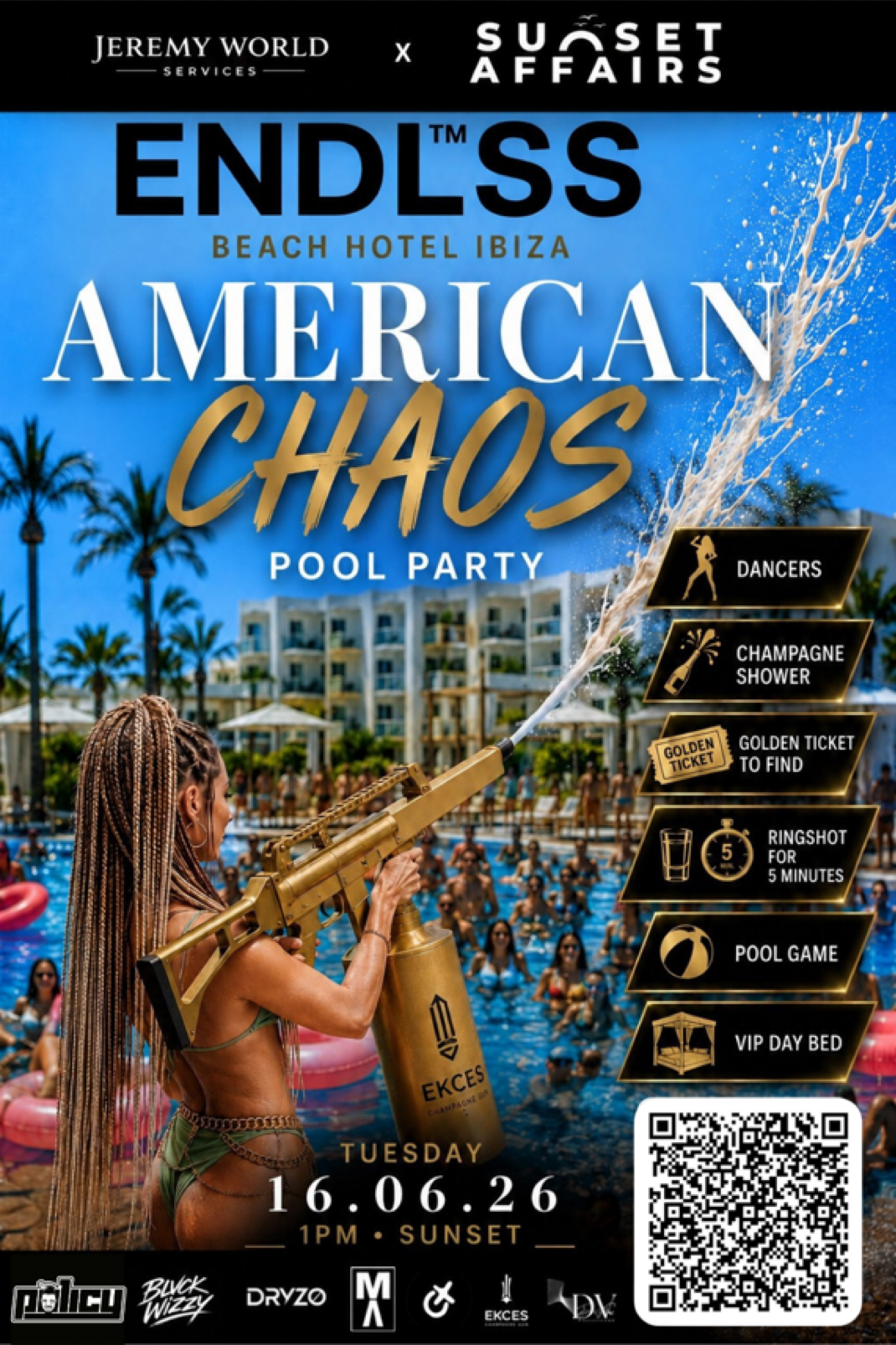 AMERCIAN CHAOS POOL PARTY